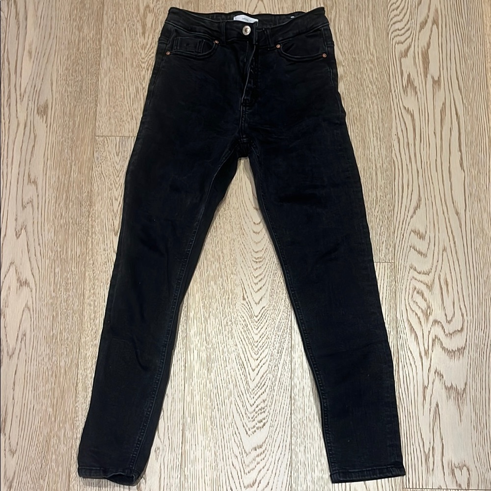 MANGO GIRLS Black Denim Jeans